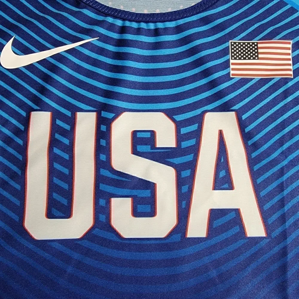 Nike Vapor Elite Pro USA Team Allyson Felix Track And Field Running Top Singlet